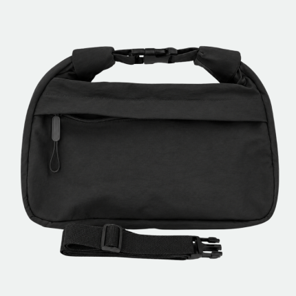 Сумка-слинг из нейлона 2 в 1 через плечо (черная) BSTO Fashion bag