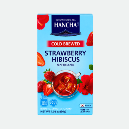 Освежающий холодный чай c клубникой и гибискусом Strewberry Hibiscuc 20 bags Hancha
