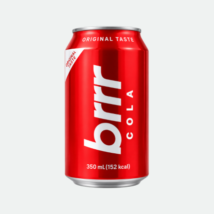 Газированный напиток бррр Кола Cola Original Taste 350ml Brrr